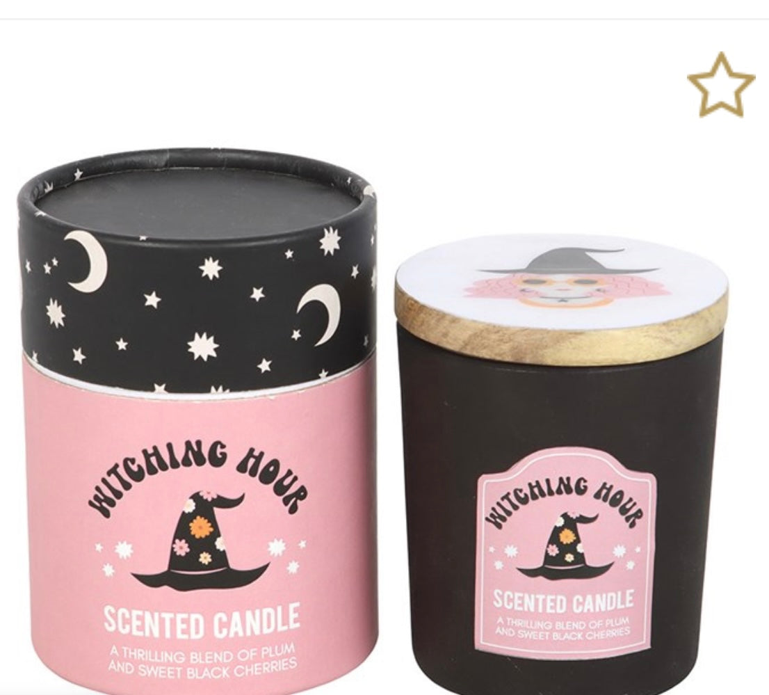 Witching Hour Plum and Black Cherry Candle pre order