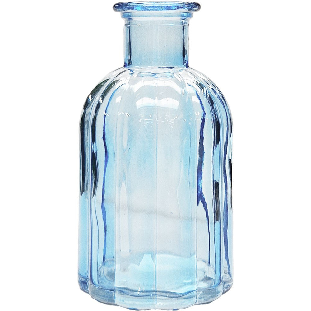 Flora Bottle Glass Vase (10.5cm) (3 Colours)