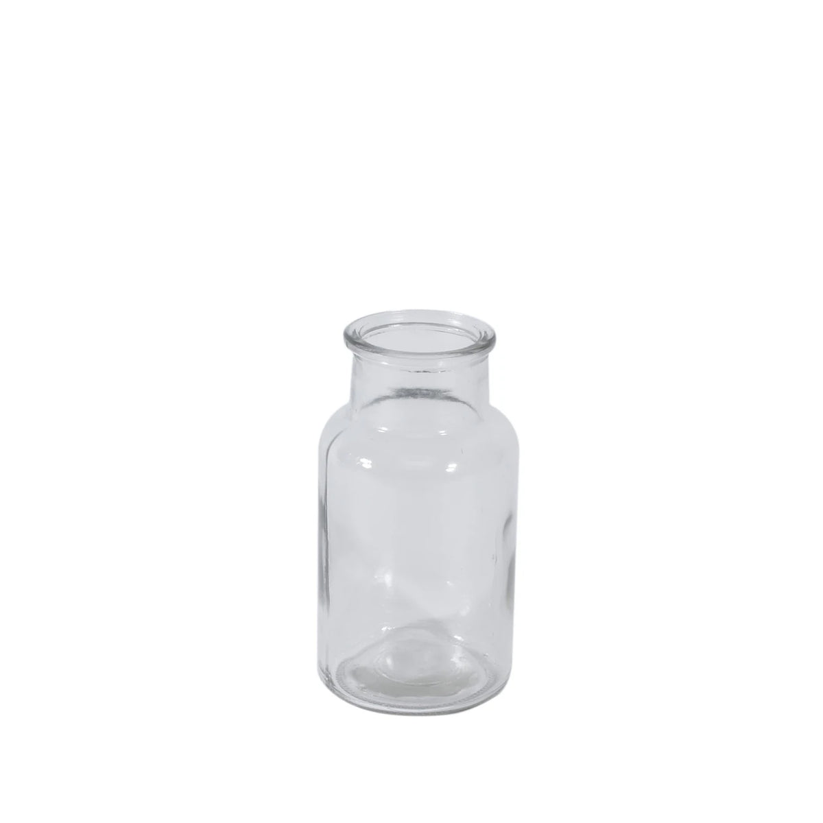 Clear Apothecary Bottle Glass Vase