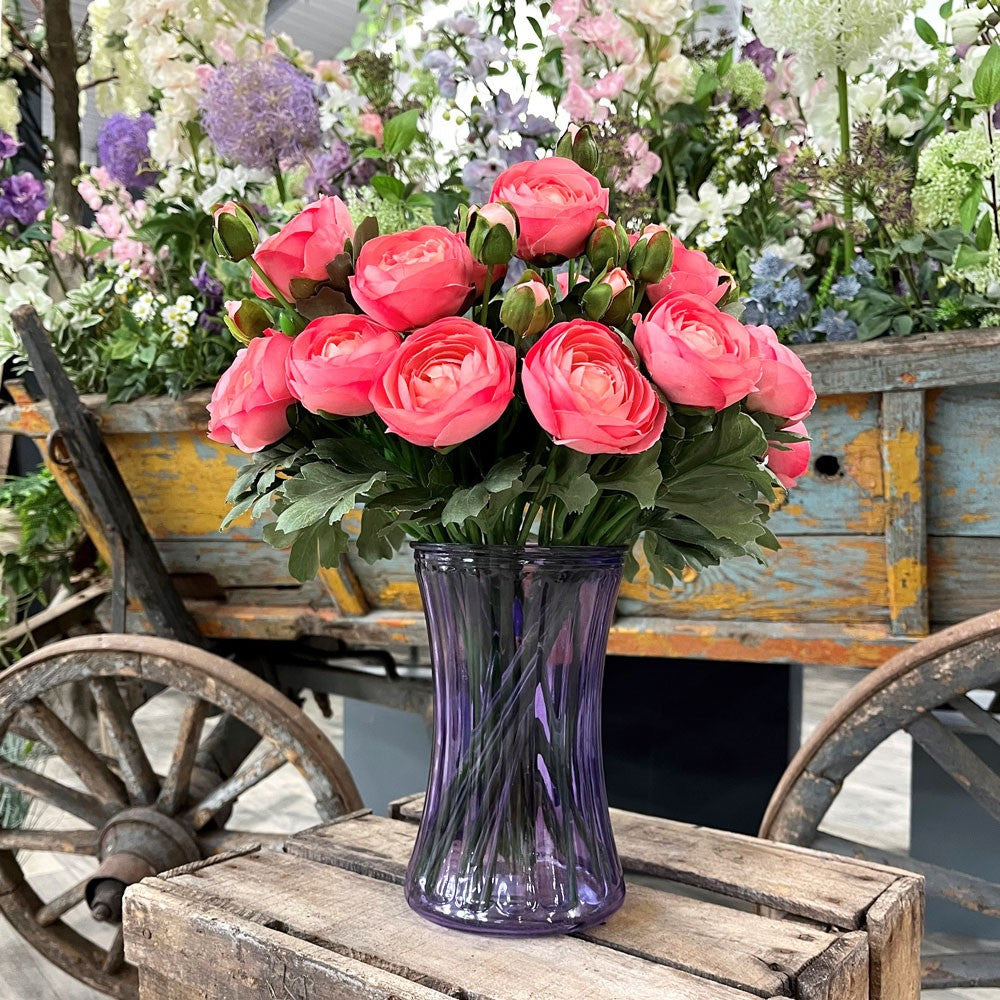Floraline Hand Tie Glass Vase (20cm) (2 Colours)