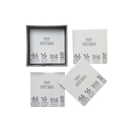 Set of 4 Welsh Special Mum Coasters