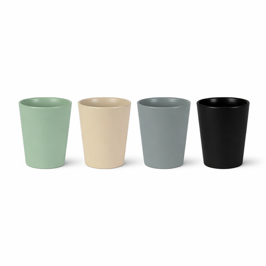 Vienna Ceramic Pot (9.5cm inner) - 4 Colours
