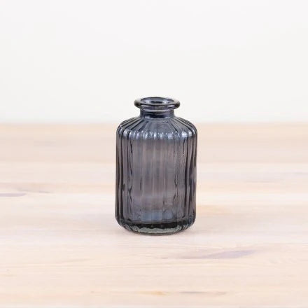 Ridged Bottle Vase - (3 colours)
