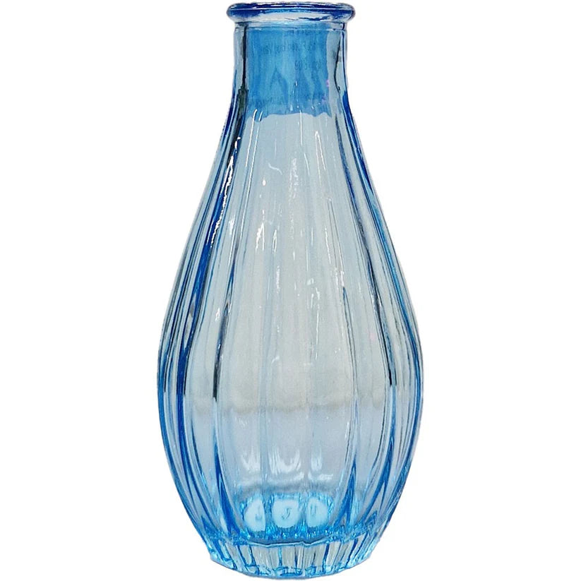 Vintage Fluted Bud Vase (14cm) (4 Colours)