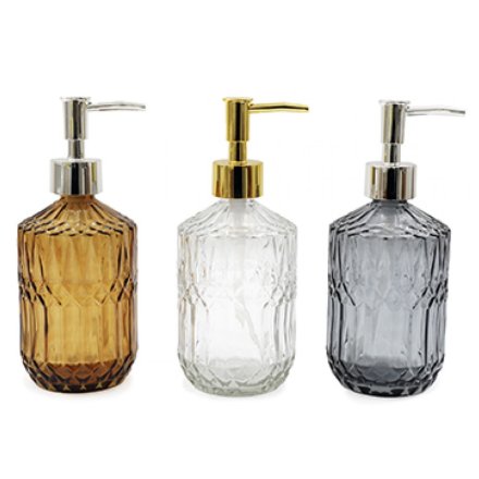 Heritage Glass Dispenser, 19cm