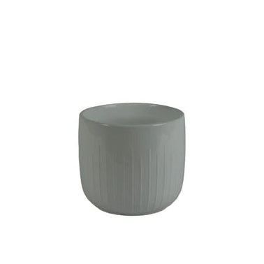 Glossy White Riga Pot 13.5cm inner