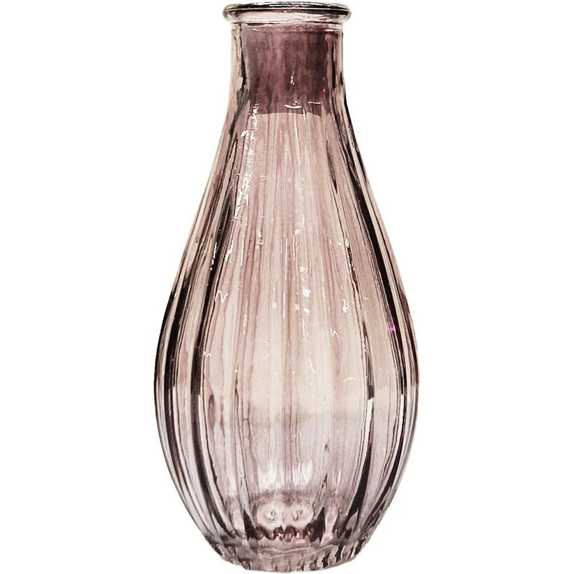 Vintage Fluted Bud Vase (14cm) (4 Colours)
