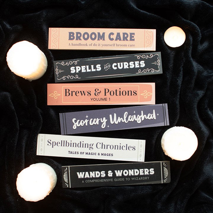 Halloween Book Block Signs