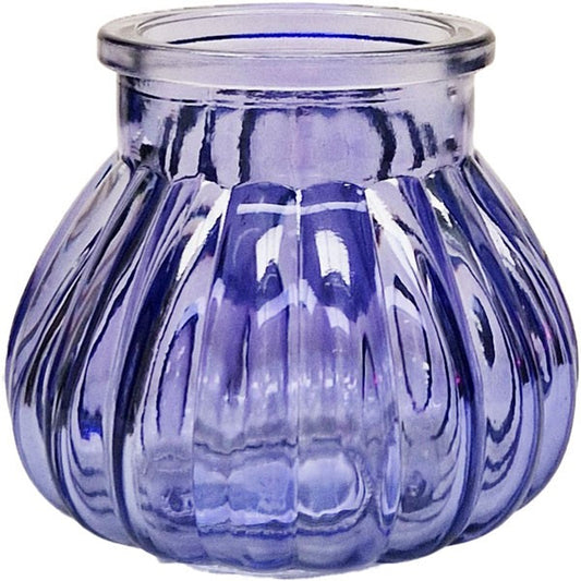 Lilac Bubble Glass Jar Vase (7.5cm)