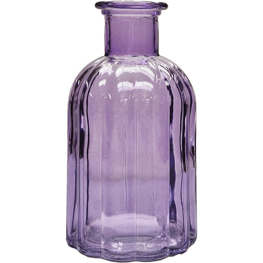 Flora Bottle Glass Vase (10.5cm) (3 Colours)