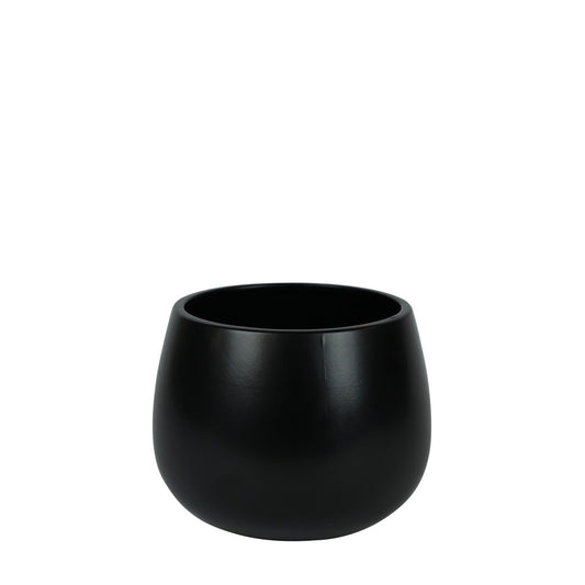 Matt Black London Pot - 13cm inner