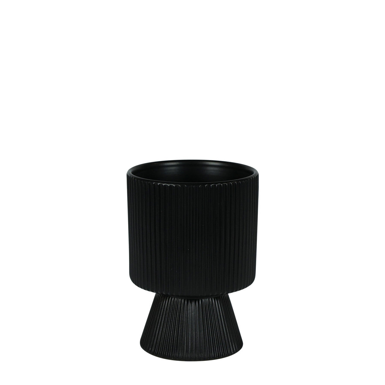 Matt Black Oslo Pot 10.5cm inner
