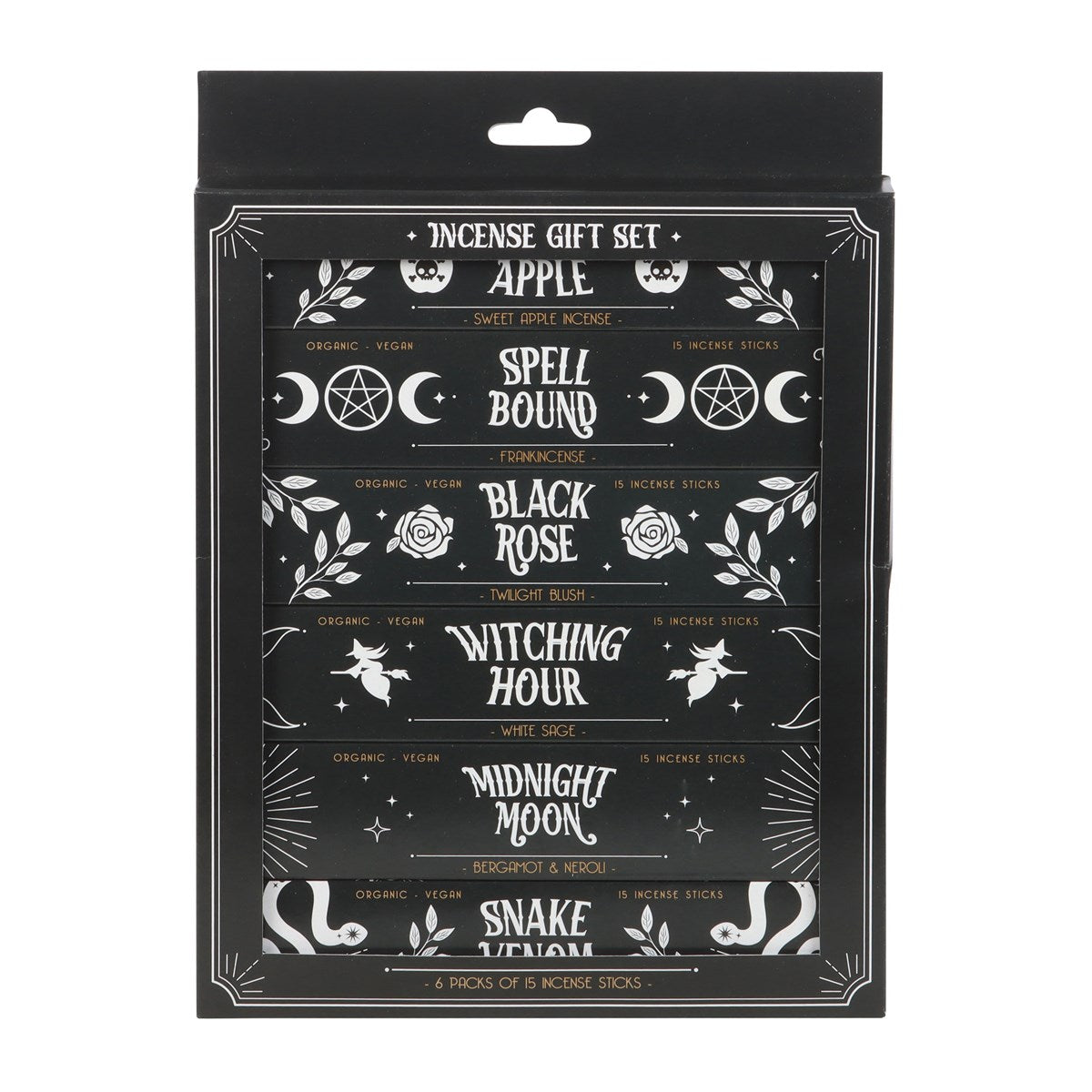 Set of 6 Midnight Ritual Incense Sticks Gift Set