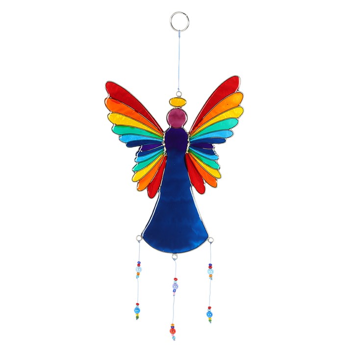 Rainbow Angel Suncatcher - 38cm
