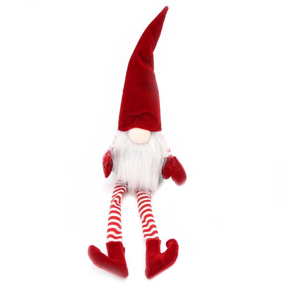 70cm Sitting Red Santa Gonk with Dangly Legs