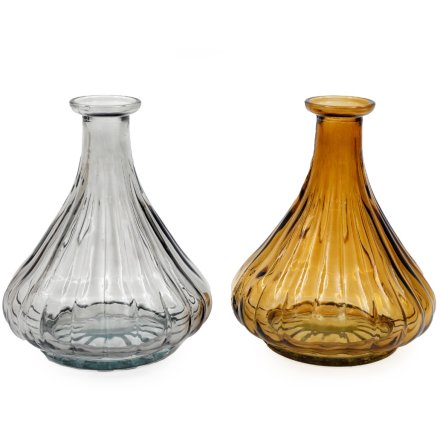 Deco Glass Vase 14.5cm (2 options)