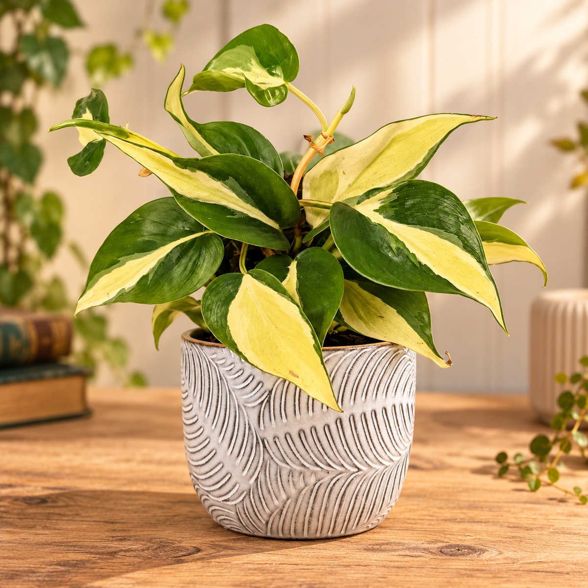 The Perfect Pair – Philodendron Rio & Fernvale Pot