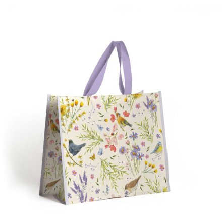 Wings & Wildflowers Reusable Shopping Bag